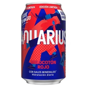 Aquarius Melocotón Rojo