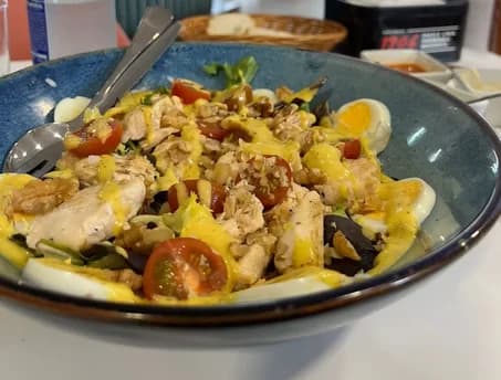 Ensalada templada de pollo