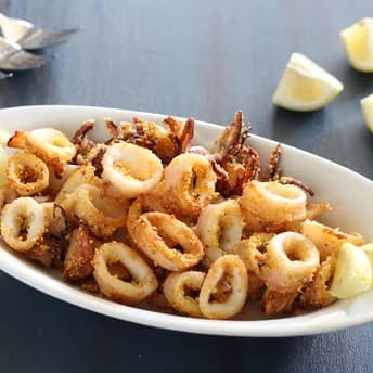 Calamares rebozados