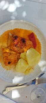 Bacalao a la Gallega con patata cocida