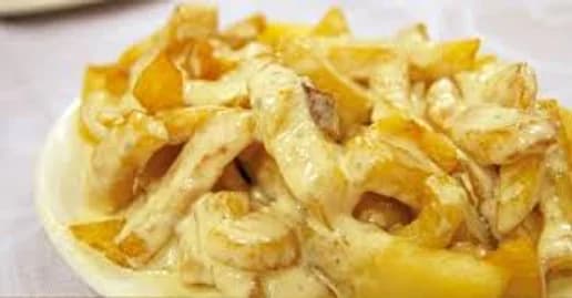 Patatas con queso