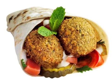 Dürum Falafel vegetal