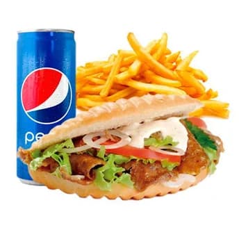 Menú nº1- Döner kebab CARNE