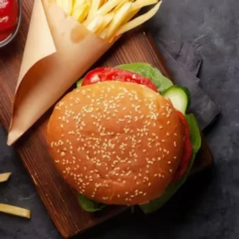 Burger con queixo