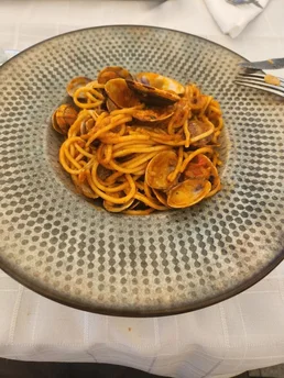 Espaguetti con almejas