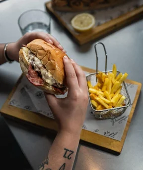 Hamburguesa premiun de vaca vieja
