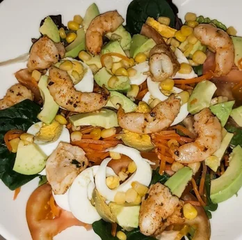 Ensalada de gambas