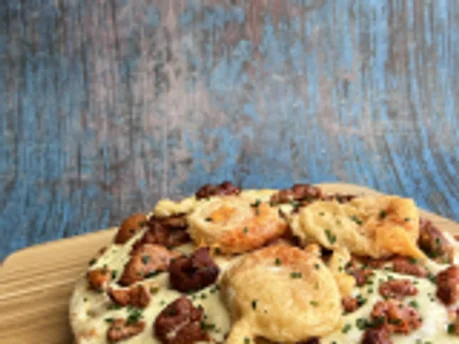 Pizza de Zorza SIN HUEVO